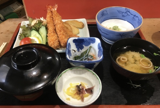 shrimp tempura - my go to meal in Japan